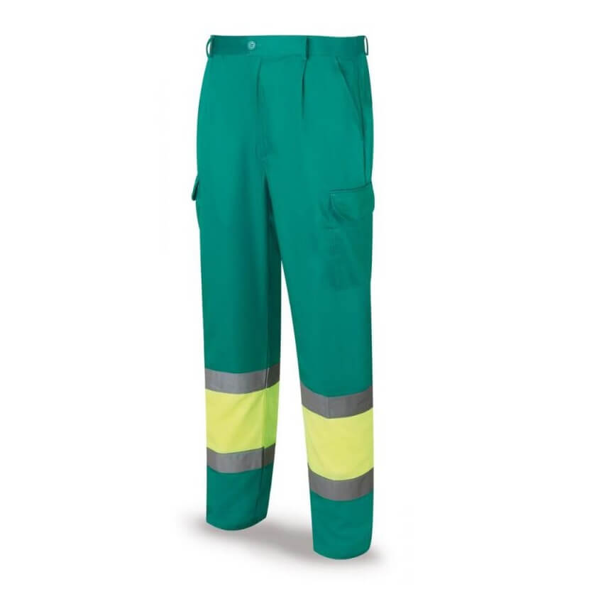 Pantalón alta visibilidad tergal amarillo/verde 388-PFY/V - Referencia 388PFXYFV